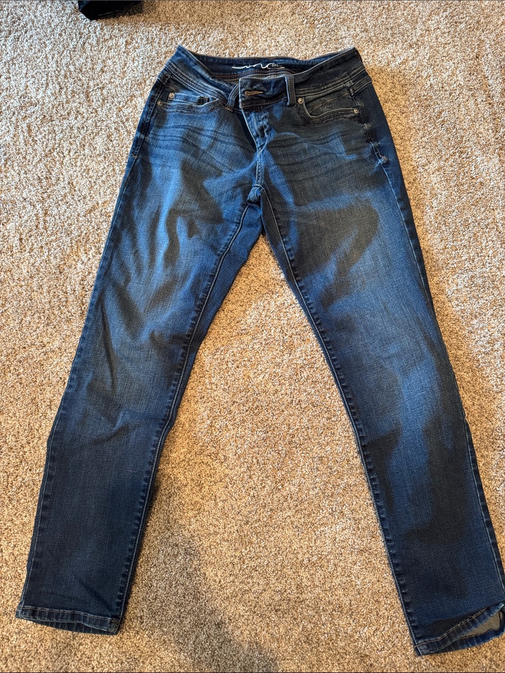 INC International Concepts Women's Dark Wash Skinny Jeans